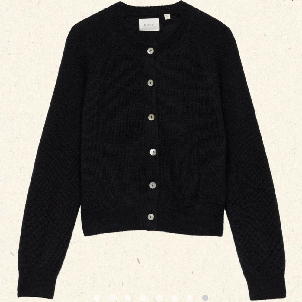 Doen Petra Cardigan in Black